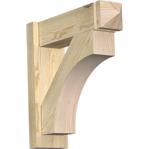 Ekena Millwork Westlake Rough Sawn Arts and Crafts Outlooker, Douglas Fir, 6"W x 20"D x 20"H OUT06X20X20WTL03RDF - main